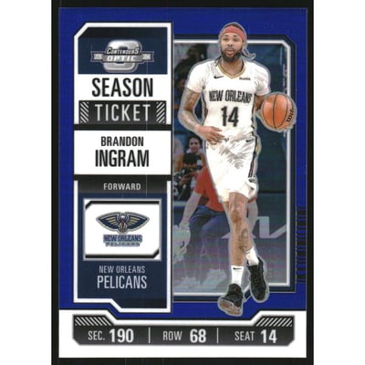 2023-24 Panini Contenders Optic Blue #42 Brandon Ingram