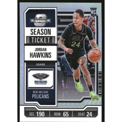 2023-24 Panini Contenders Optic Silver #18 Jordan Hawkins