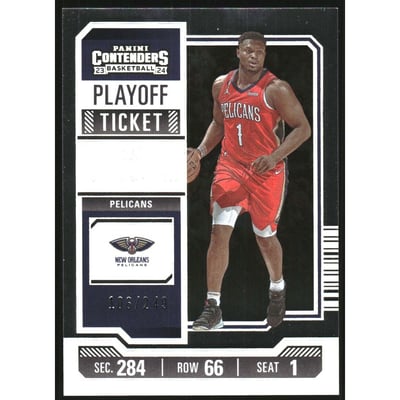 2023-24 Panini Contenders Playoff Ticket #79 Zion Williamson