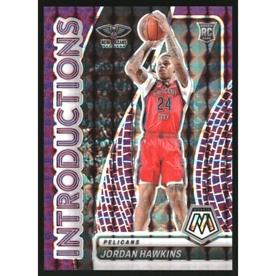 2023-24 Panini Mosaic Introductions Mosaic Purple #14 Jordan Hawkins