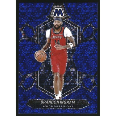 2023-24 Panini Mosaic Mosaic Fast Break Blue #174 Brandon Ingram