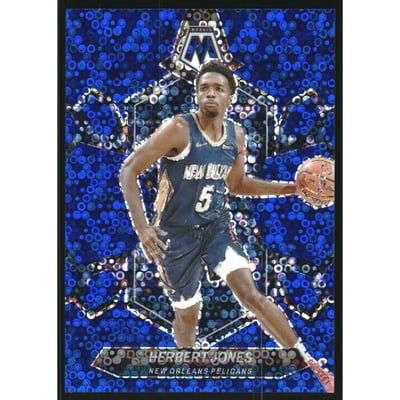 2023-24 Panini Mosaic Mosaic Fast Break Blue #74 Herbert Jones