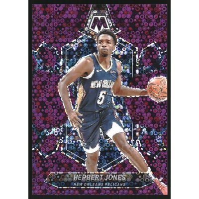 2023-24 Panini Mosaic Mosaic Fast Break Purple #74 Herbert Jones