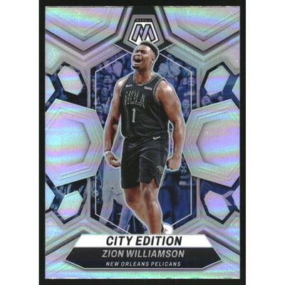 2023-24 Panini Mosaic Silver #271 Zion Williamson/City Edition
