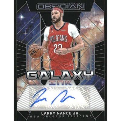 2023-24 Panini Obsidian Galaxy Ink #25 Larry Nance Jr./149