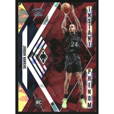 2023-24 Panini Phoenix Instant Phenom Phoenix Maroon Ice #14 Jordan Hawkins