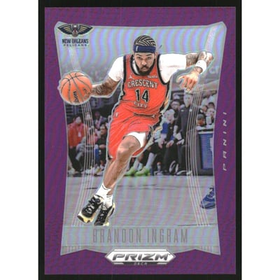 2023-24 Panini Prizm Deca Prizms Purple #103 Brandon Ingram