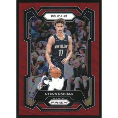 2023-24 Panini Prizm Prizms Red #220 Dyson Daniels