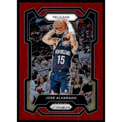 2023-24 Panini Prizm Prizms Red #244 Jose Alvarado