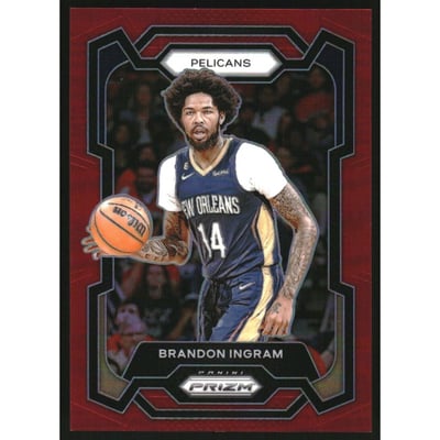 2023-24 Panini Prizm Prizms Red #89 Brandon Ingram