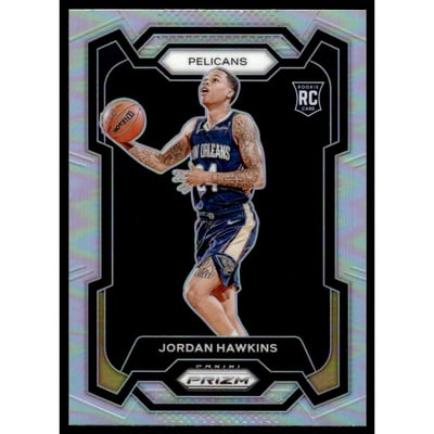 2023-24 Panini Prizm Prizms Silver #130 Jordan Hawkins