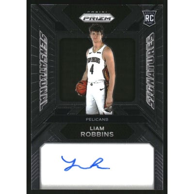 2023-24 Panini Prizm Sensational Signatures #73 Liam Robbins