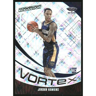 2023-24 Panini Revolution Vortex Cosmic #7 Jordan Hawkins