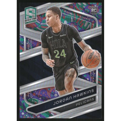 2023-24 Panini Spectra Psychedelic #143 Jordan Hawkins