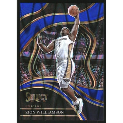 2023-24 Select Prizms Blue Tectonic #236 Zion Williamson
