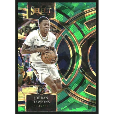 2023-24 Select Prizms Green Ice #124 Jordan Hawkins