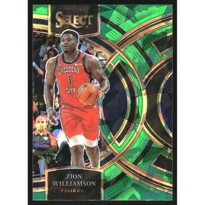 2023-24 Select Prizms Green Ice #165 Zion Williamson