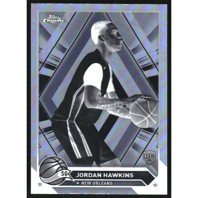2023-24 Topps Chrome Negative Refractors #63 Jordan Hawkins