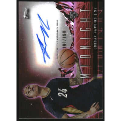 2023-24 Topps Midnight Rookie Horizon Signatures Twilight #RHSJH Jordan Hawkins