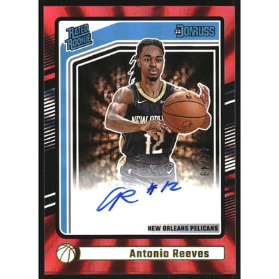 2024-25 Donruss Holo Red Laser #281 Antonio Reeves RR AU
