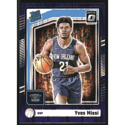 2024-25 Donruss Optic Purple Shock #265 Yves Missi RR