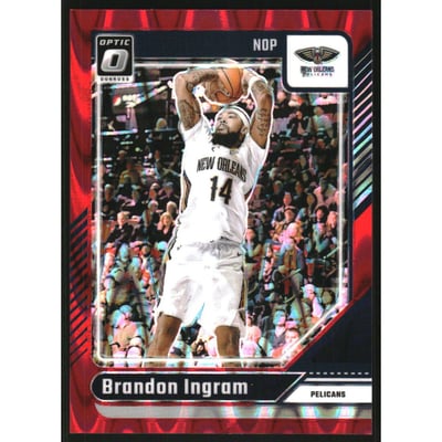 2024-25 Donruss Optic Red Seismic #150 Brandon Ingram