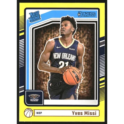 2024-25 Donruss Yellow Flood #217 Yves Missi RR