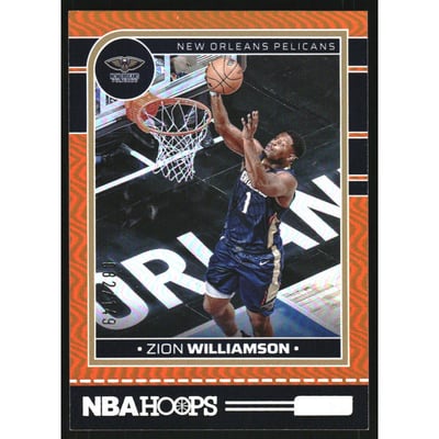 2024-25 Hoops Orange #34 Zion Williamson