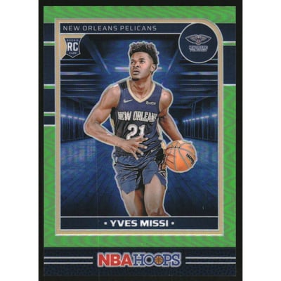 2024-25 Hoops Premium Prizms Lime Green #251 Yves Missi