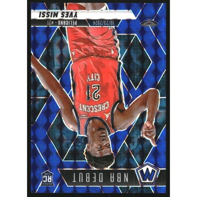 2024-25 Panini Mosaic Mosaic Blue #255 Yves Missi/NBA Debut
