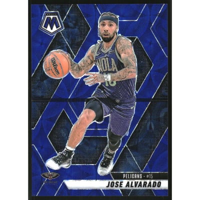 2024-25 Panini Mosaic Mosaic International Blue #199 Jose Alvarado