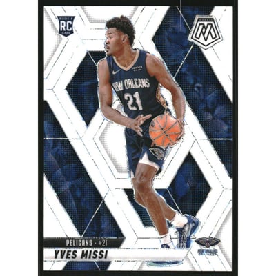 2024-25 Panini Mosaic Mosaic International White #243 Yves Missi