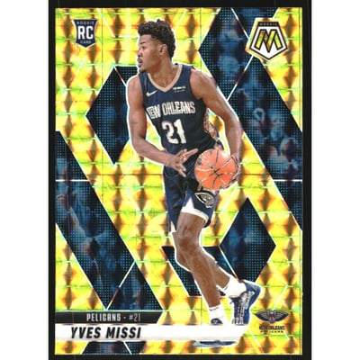 2024-25 Panini Mosaic Mosaic Reactive Yellow #243 Yves Missi