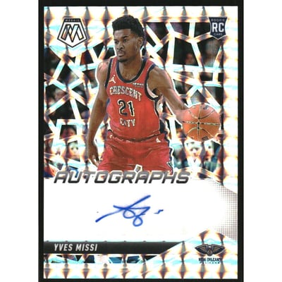 2024-25 Panini Mosaic Rookie Autographs Mosaic #24 Yves Missi