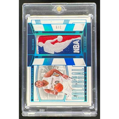 2024-25 Panini National Treasures Colossal Logoman #83 Eric Gordon /9