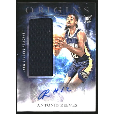 2024-25 Panini Origins Rookie Jersey Autographs #1 Antonio Reeves