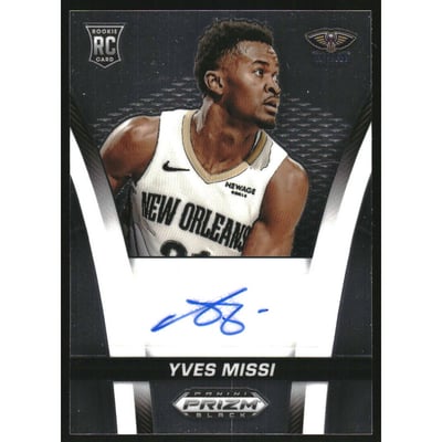 2024-25 Panini Prizm Black Flashback Signatures #21 Yves Missi