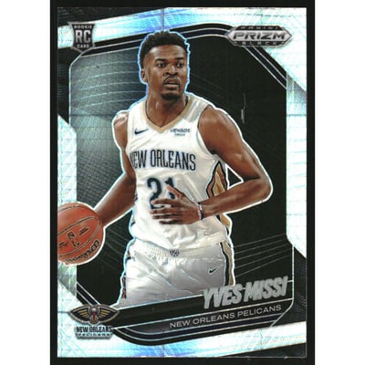 2024-25 Panini Prizm Black Prizms Hyper #3 Yves Missi