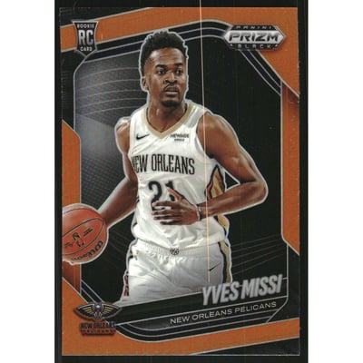 2024-25 Panini Prizm Black Prizms Orange #3 Yves Missi