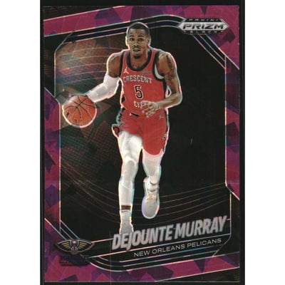 2024-25 Panini Prizm Black Prizms Purple Ice #31 Dejounte Murray