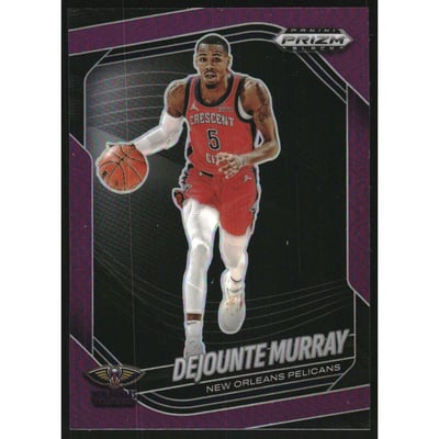2024-25 Panini Prizm Black Prizms Purple #31 Dejounte Murray