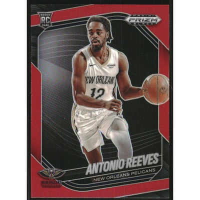 2024-25 Panini Prizm Black Prizms Red #214 Antonio Reeves