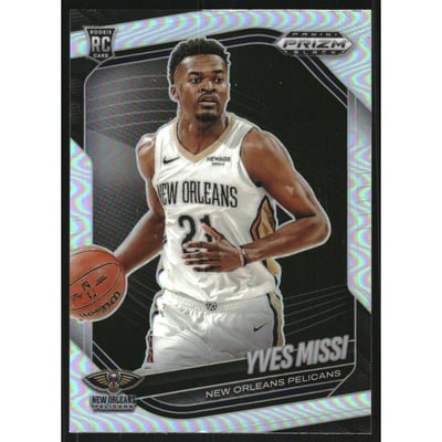 2024-25 Panini Prizm Black Prizms Silver #3 Yves Missi