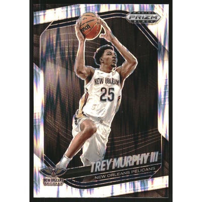 2024-25 Panini Prizm Black Prizms Skewed #124 Trey Murphy III