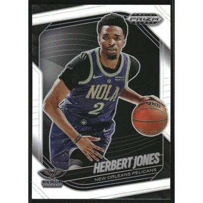 2024-25 Panini Prizm Black Prizms White #103 Herbert Jones