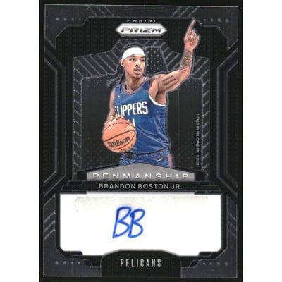 2024-25 Panini Prizm Penmanship #1 Brandon Boston Jr.