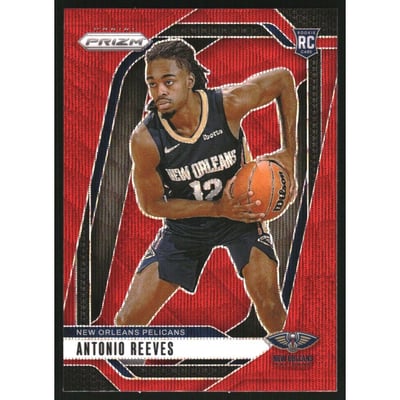 2024-25 Panini Prizm Prizms Ruby Wave #253 Antonio Reeves