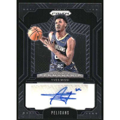 2024-25 Panini Prizm Rookie Penmanship #8 Yves Missi