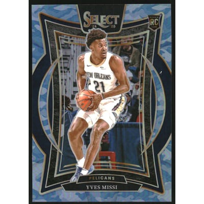 2024-25 Select Blue Camo Prizms #88 Yves Missi