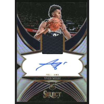 2024-25 Select Rookie Jersey Autographs #23 Yves Missi